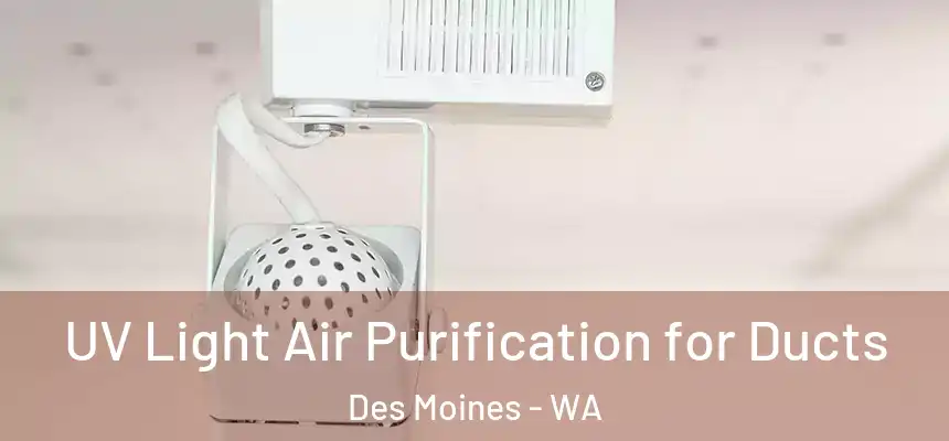  UV Light Air Purification for Ducts Des Moines - WA
